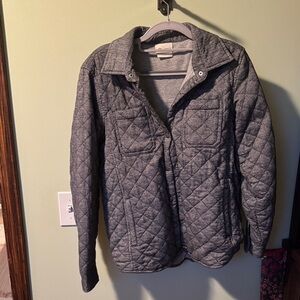 Dickies Women's Gray Quilted Shacket